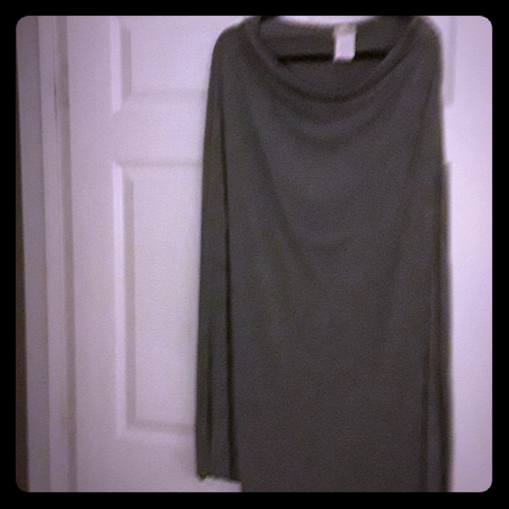 Grey maxi skirt